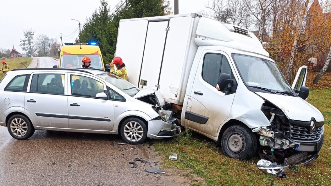 Kolizja spowodowana przez nietrzeźwą kierującą Kolizja spowodowana przez nietrzeźwą kierującą