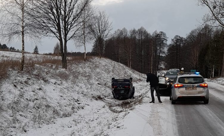 Jedźmy ostrożnie! Zdarzenia na drogach powiatu ełckiego