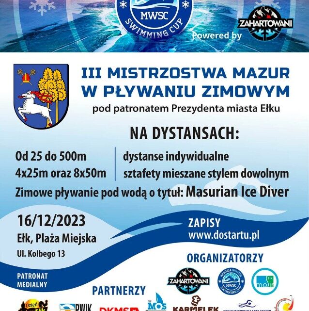 Mistrzostwa Mazur w Pływaniu Zimowym