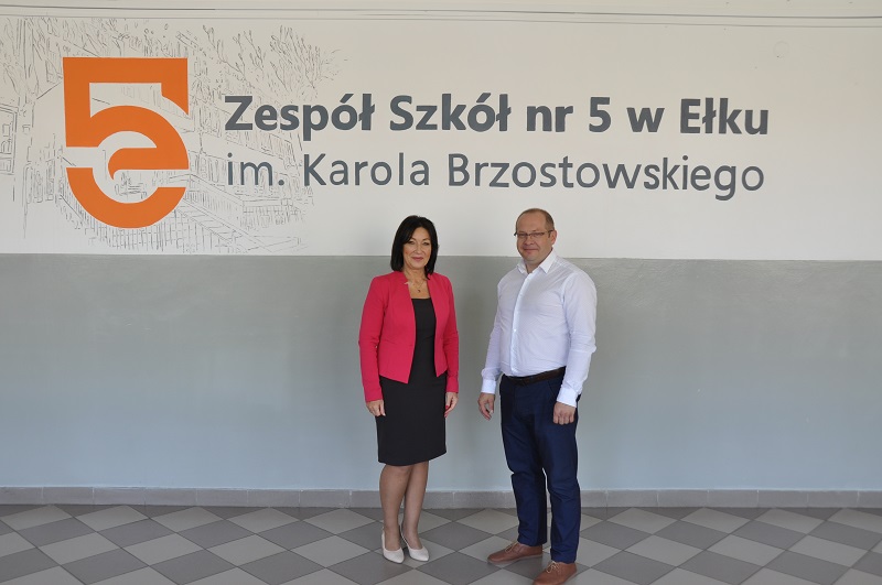 Wizyta w ZS nr 5 w Ełku Wizyta w ZS nr 5 w Ełku