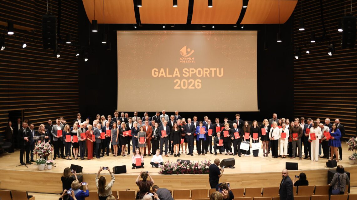 Ełccy sportowcy i trenerzy nagrodzeni na Gali Sportu 2026