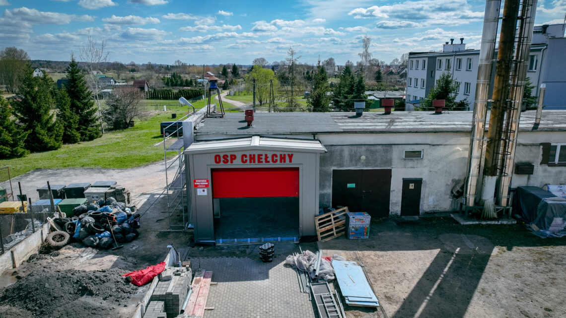 INWESTYCJE|| Strażnice OSP w Chełchach i Woszczelach przechodzą metamorfozę